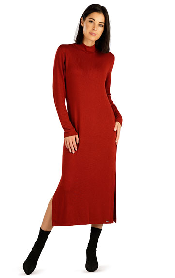Šaty dámské s dlouhým  rukávem. akce slevy Litex katalog 2023 